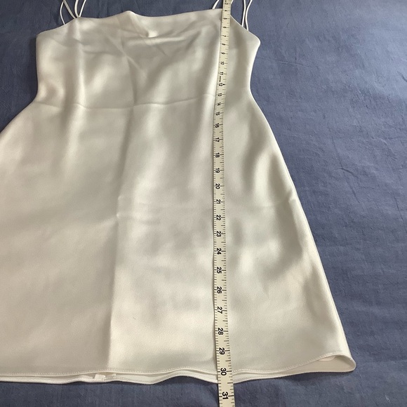 Alice+Olivia White Harmony Slip Dress size 0 (W536) - Picture 9 of 14